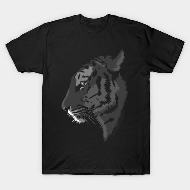 Tiger T-Shirt by albertocubatas